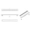 Alfi Brand 32" Black Matte Stainless Steel Linear Shower Drain with Groove Holes ABLD32C-BM - alternate 8